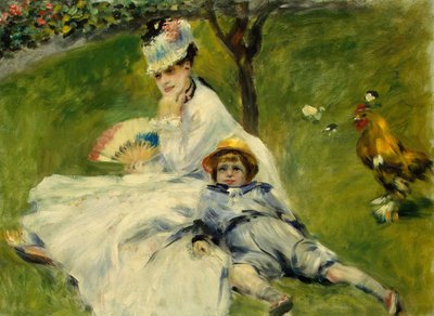 Madame Monet and her Son by Claude Monet